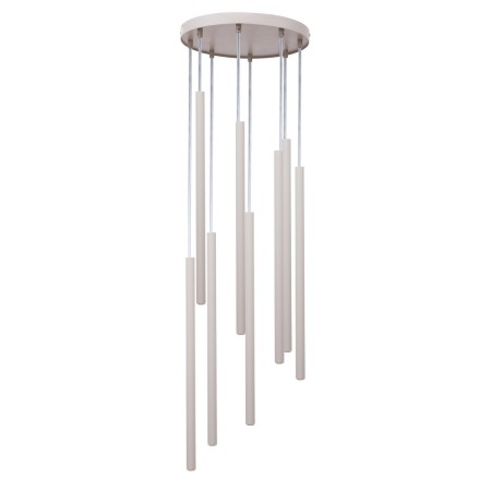 wytworna oprawa Sigma SOPEL lampa wisząca 41464 kolor szary beż 8XG9 3W LED