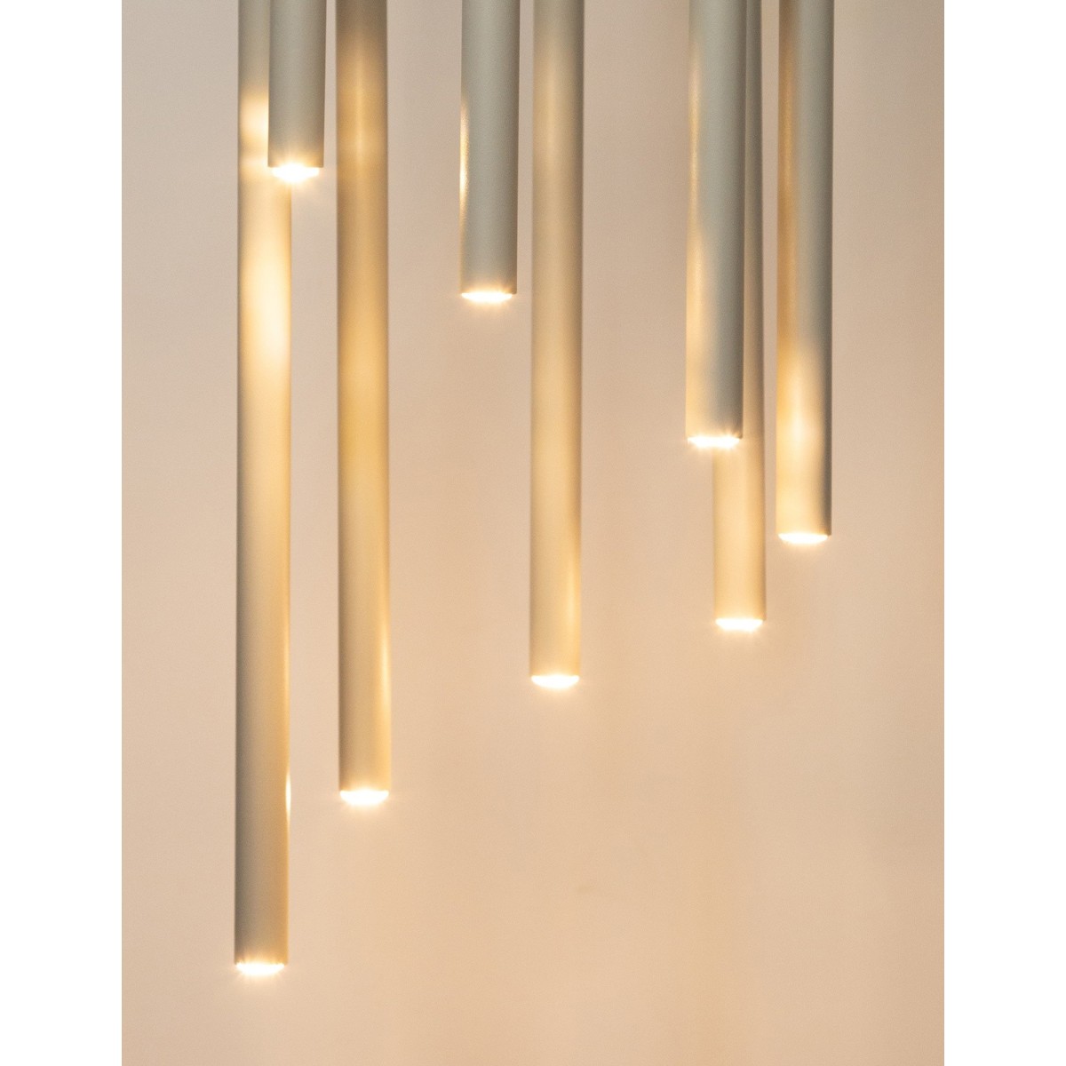 wytworna oprawa Sigma SOPEL lampa wisząca 41464 kolor szary beż 8XG9 3W LED