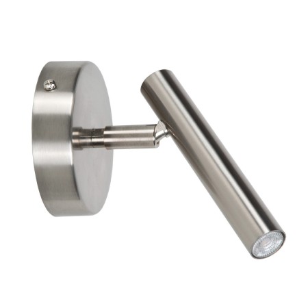 charakterystyczna oprawa Sigma SOPEL kinkiet 41512 kolor srebrny szczotkowany 1XG9 3W LED