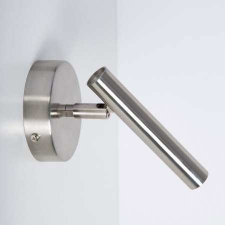 charakterystyczna oprawa Sigma SOPEL kinkiet 41512 kolor srebrny szczotkowany 1XG9 3W LED