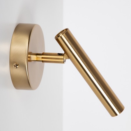 designerska oprawa Sigma SOPEL kinkiet 41511 kolor złoty szczotkowany 1XG9 3W LED