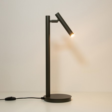 efektowna oprawa Sigma SOPEL lampka 41477 kolor ciemna oliwka 1XG9 3W LED