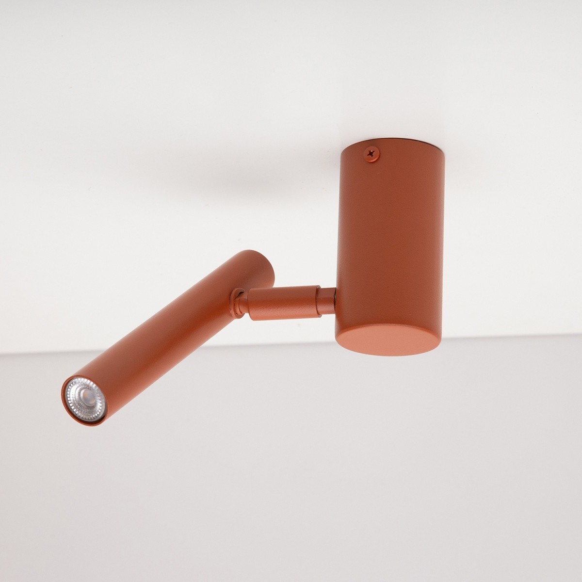 estetyczna oprawa Sigma SOPEL plafon-spot 41467 kolor ceglany 1XG9 3W LED