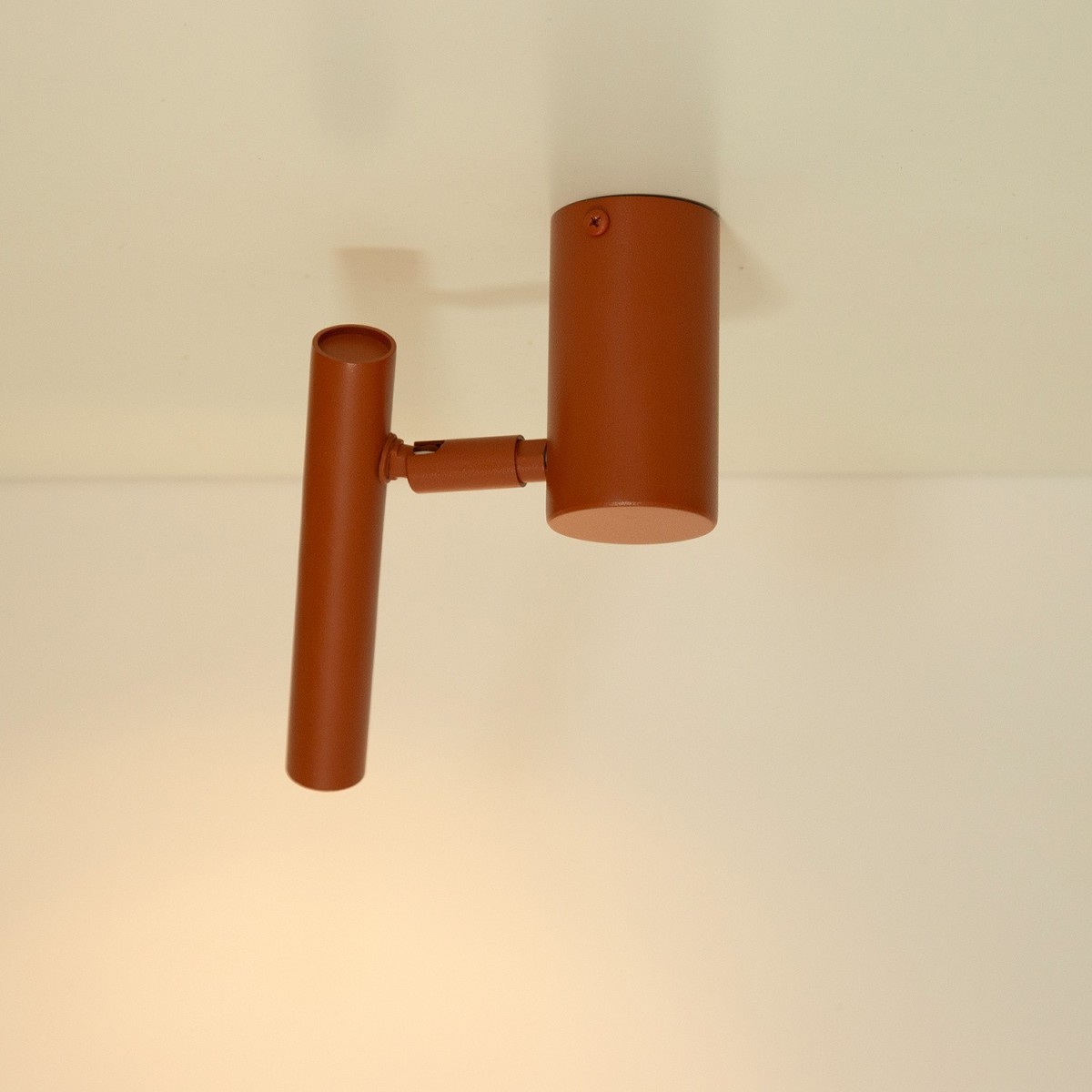 estetyczna oprawa Sigma SOPEL plafon-spot 41467 kolor ceglany 1XG9 3W LED