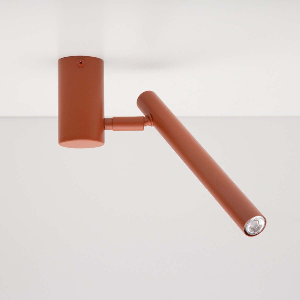 niebanalna oprawa Sigma SOPEL plafon 41471 kolor ceglany 1XG9 3W LED