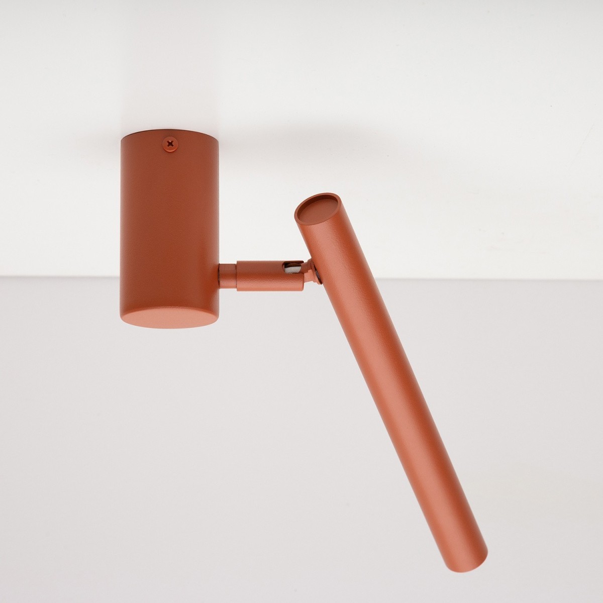 niebanalna oprawa Sigma SOPEL plafon 41471 kolor ceglany 1XG9 3W LED