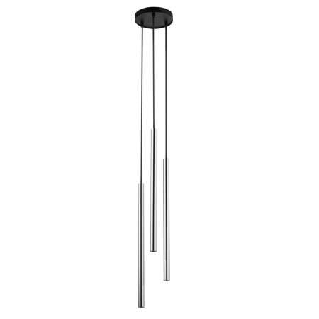 pełna wdzięku oprawa Sigma SOPEL LUX lampa wisząca 40731 kolor czarny 3 x G9 3W Led