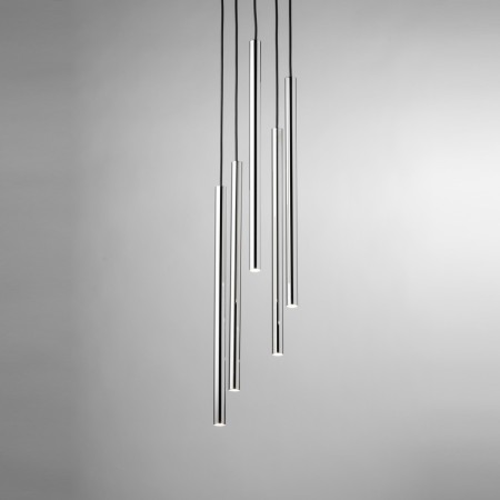 przyjemna dla oka oprawa Sigma SOPEL LUX lampa wisząca 40732 kolor czarny 5 x G9 3W Led