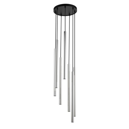 schludna oprawa Sigma SOPEL LUX lampa wisząca 40734 kolor czarny 7 x G9 3W Led