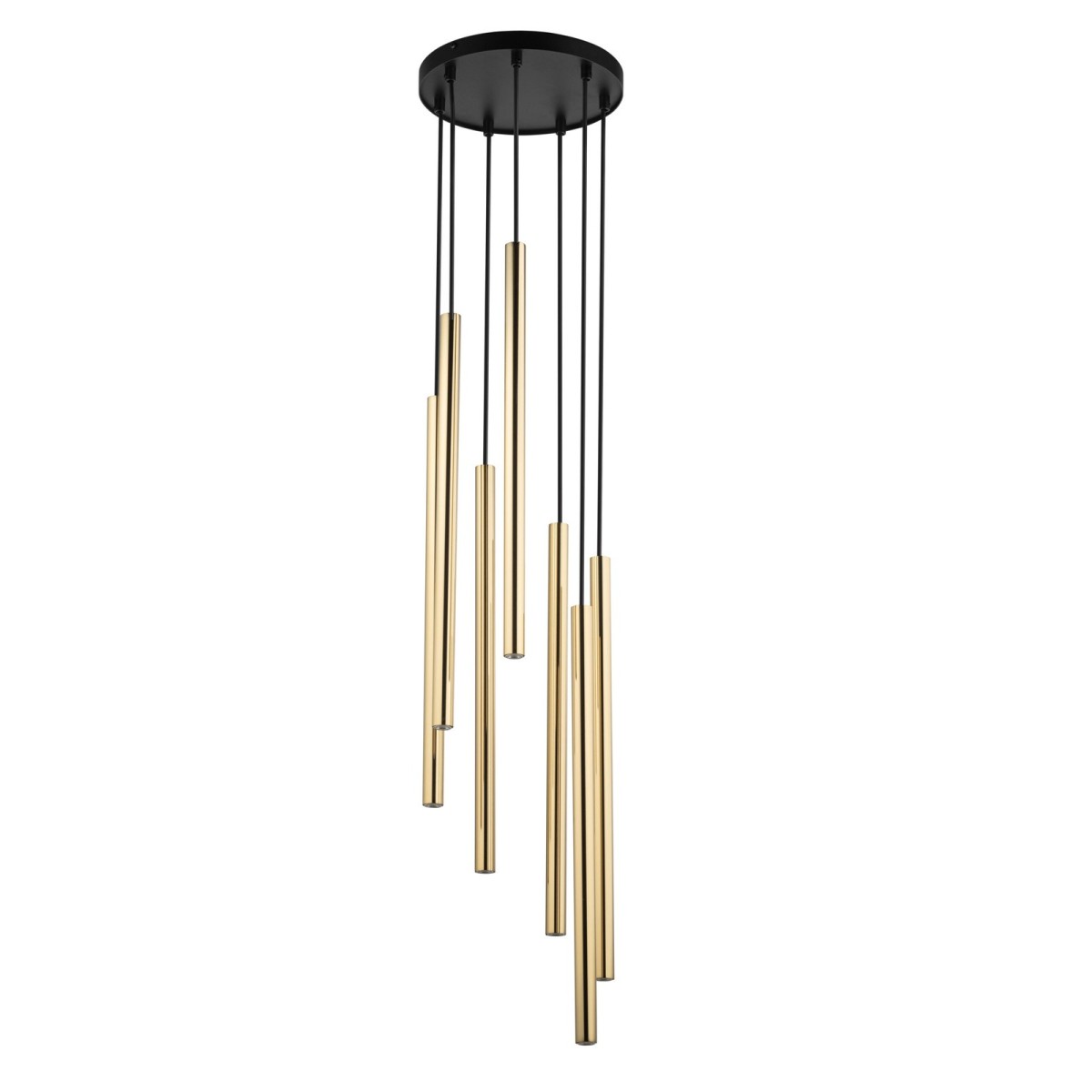 urzekająca oprawa Sigma SOPEL LUX lampa wisząca 40740 kolor czarny 7 x G9 3W Led