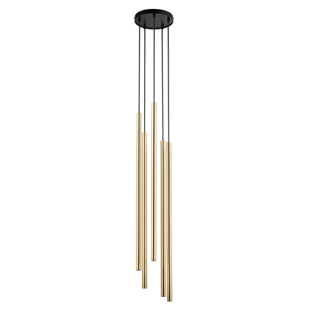 efektowna oprawa Sigma SOPEL LUX lampa wisząca 40749 kolor czarny 5 x G9 3W Led