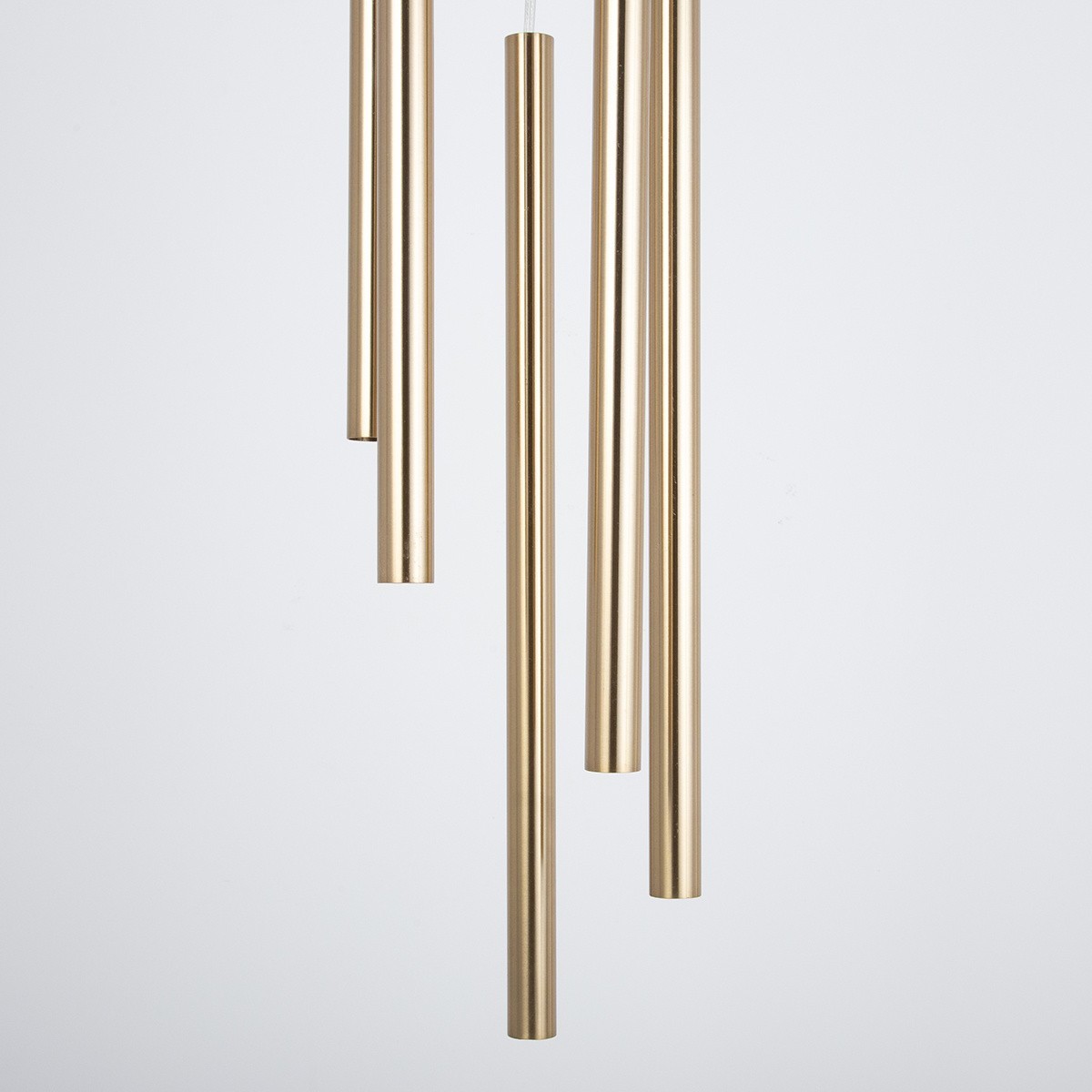 estetyczna oprawa Sigma SOPEL LUX lampa wisząca 40957 kolor złoty szczotkowany 1 x G9 3W Led