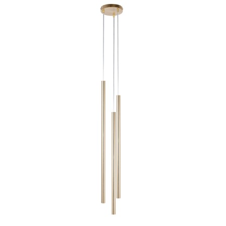harmonijna oprawa Sigma SOPEL LUX lampa wisząca 40964 kolor złoty szczotkowany 3 x G9 3W Led