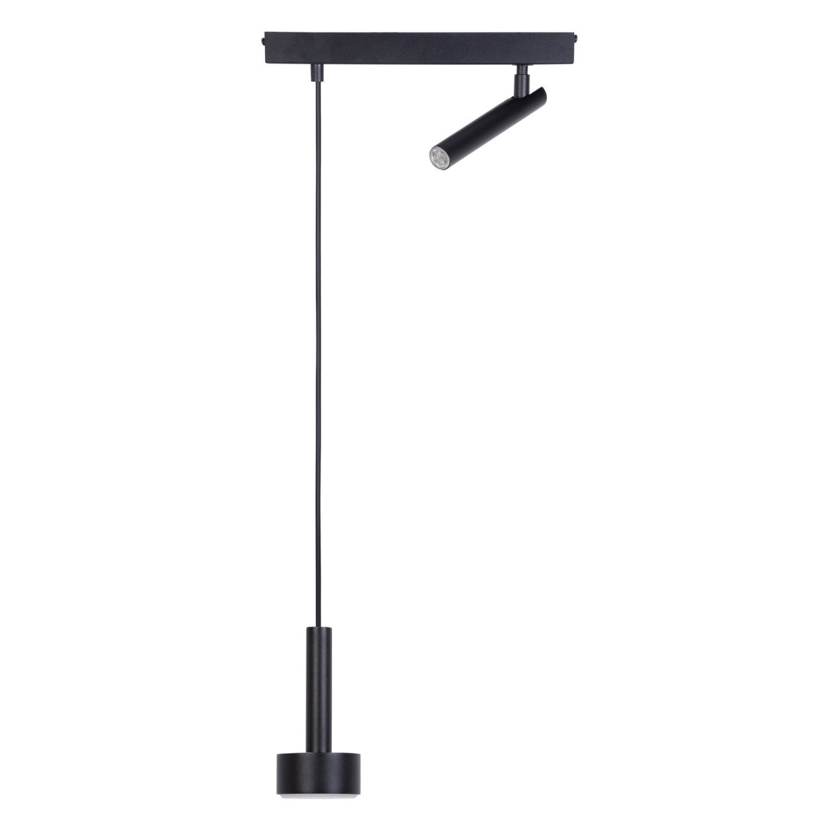 efektowna oprawa Sigma STAMP lampa wisząca 41245 kolor czarny 1x GX53 12W LED- 1xG9 3W LED