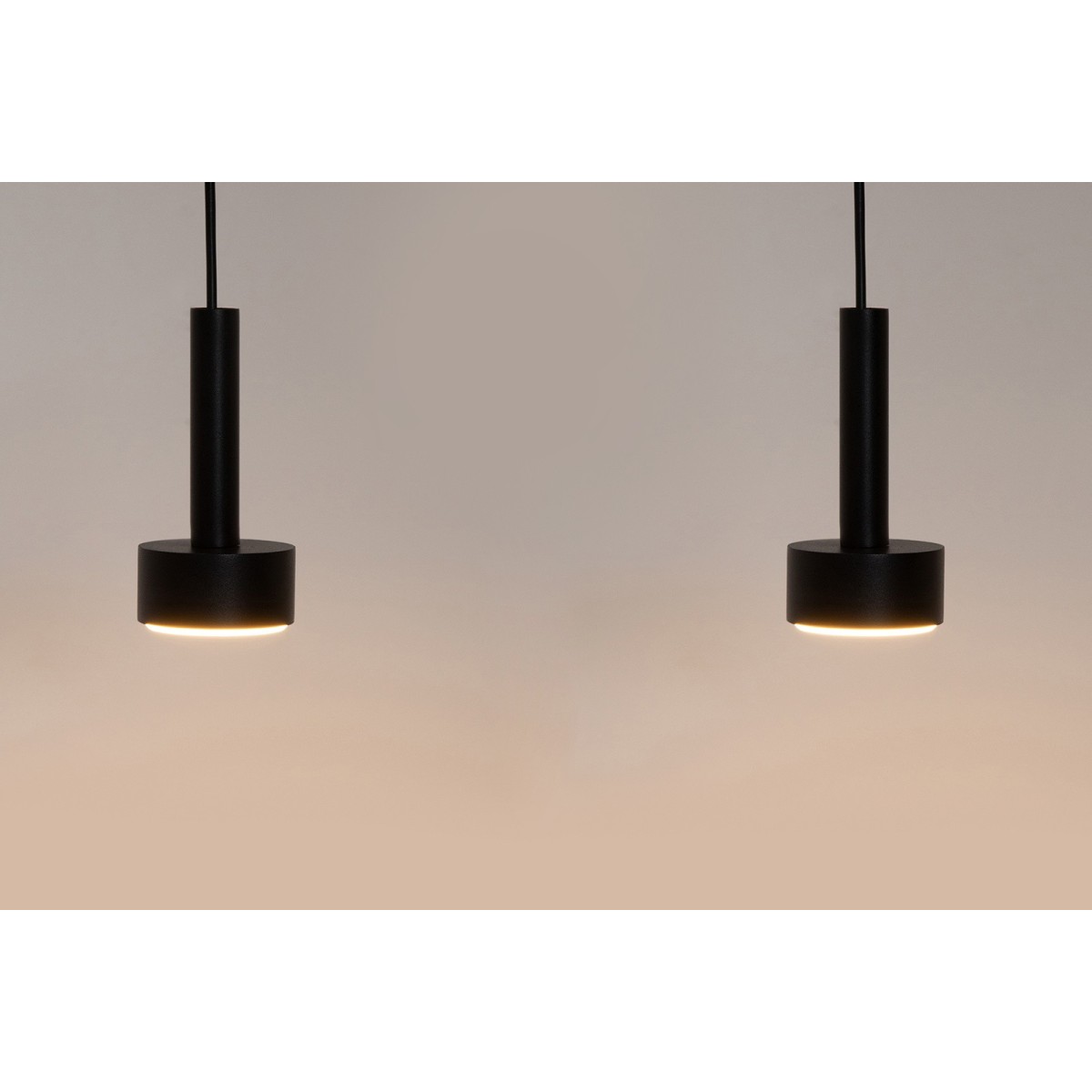 estetyczna oprawa Sigma STAMP lampa wisząca 41243 kolor czarny 2x GX53 12W LED