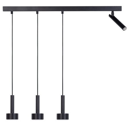 harmonijna oprawa Sigma STAMP lampa wisząca 41246 kolor czarny 3x GX53 12W LED- 1xG9 3W LED