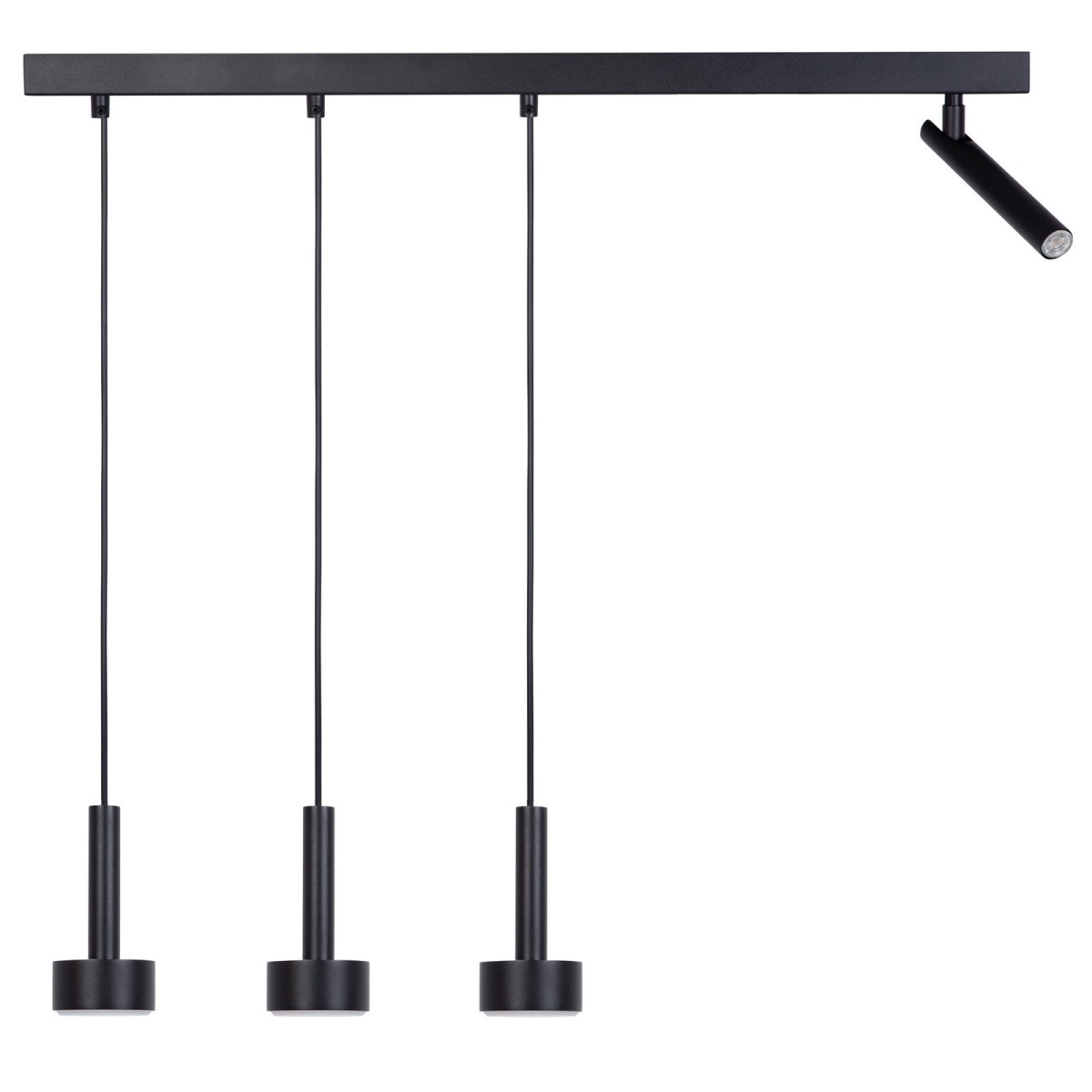 harmonijna oprawa Sigma STAMP lampa wisząca 41246 kolor czarny 3x GX53 12W LED- 1xG9 3W LED