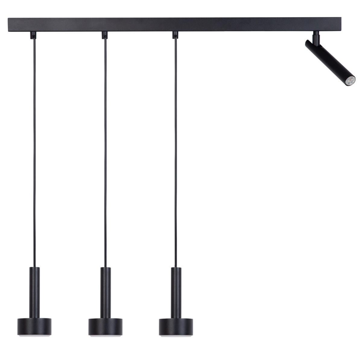 harmonijna oprawa Sigma STAMP lampa wisząca 41246 kolor czarny 3x GX53 12W LED- 1xG9 3W LED