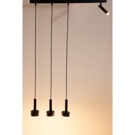 harmonijna oprawa Sigma STAMP lampa wisząca 41246 kolor czarny 3x GX53 12W LED- 1xG9 3W LED