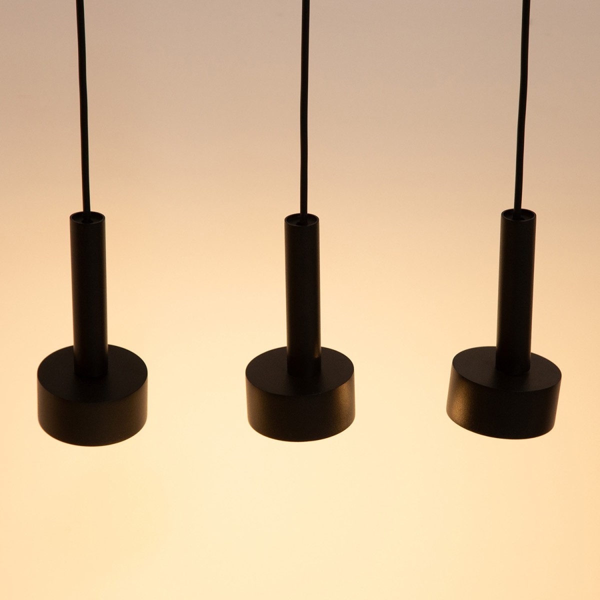 harmonijna oprawa Sigma STAMP lampa wisząca 41246 kolor czarny 3x GX53 12W LED- 1xG9 3W LED