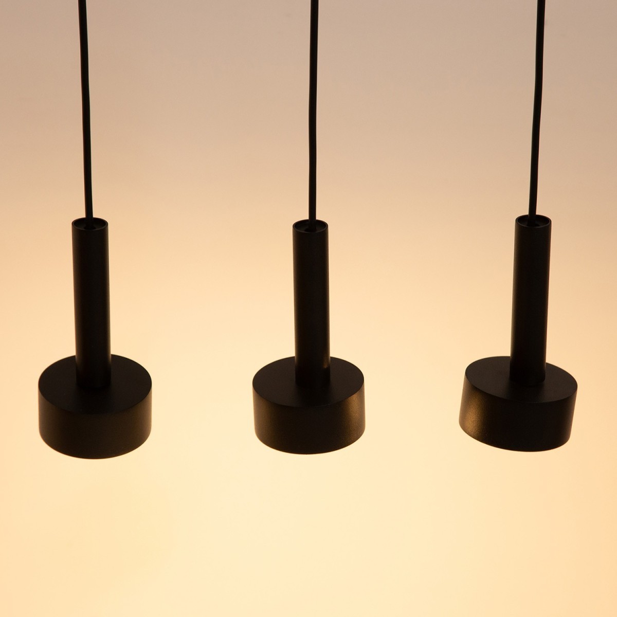 harmonijna oprawa Sigma STAMP lampa wisząca 41246 kolor czarny 3x GX53 12W LED- 1xG9 3W LED