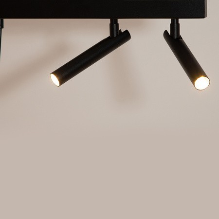 niebanalna oprawa Sigma STAMP lampa wisząca 41254 kolor czarny 3x GX53 12W LED- 2xG9 3W LED