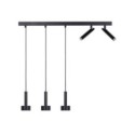 olśniewająca oprawa Sigma STAMP lampa wisząca 41247 kolor czarny 3x GX53 12W LED- 2xG9 3W LED