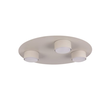 atrakcyjna oprawa Sigma STAR plafon 40913 kolor szary beż 3xGX5312w led