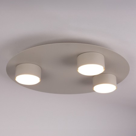 atrakcyjna oprawa Sigma STAR plafon 40913 kolor szary beż 3xGX5312w led
