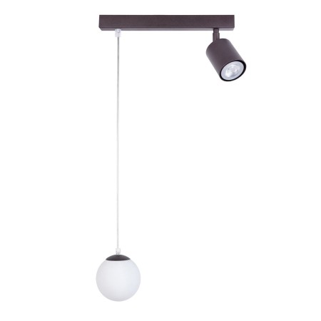 harmonijna oprawa Sigma TAVIRA lampa wisząca 41483 kolor brąz 1XG9 12W LED- 1XGU10 10W LED