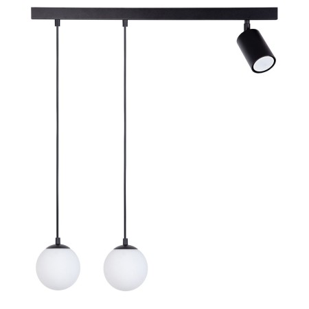 imponująca oprawa Sigma TAVIRA lampa wisząca 41263 kolor czarny 2XG9 12W LED- 1XGU10 10W LED