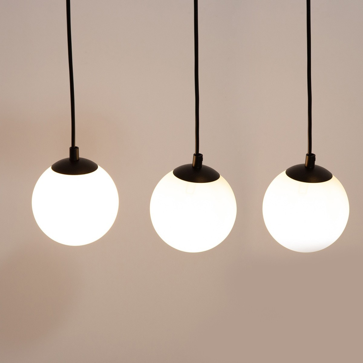 niepowtarzalna oprawa Sigma TAVIRA lampa wisząca 41264 kolor czarny 3XG9 12W LED- 1XGU10 10W LED