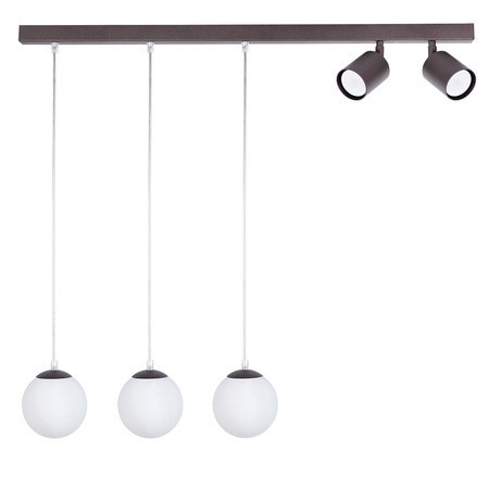 oryginalna oprawa Sigma TAVIRA lampa wisząca 41272 kolor brąz 3XG9 12W LED- 2XGU10 10W LED