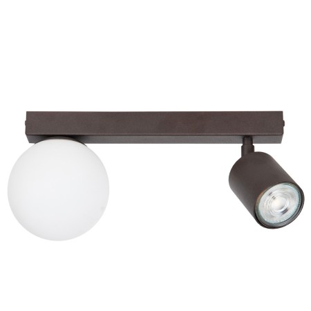 przyjemna dla oka oprawa Sigma TAVIRA plafon 41315 kolor brąz 1XG9 12W LED- 1XGU10 10W LED