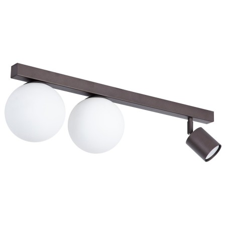 stylowa oprawa Sigma TAVIRA plafon 41267 kolor brąz 2XG9 12W LED- 1XGU10 10W LED