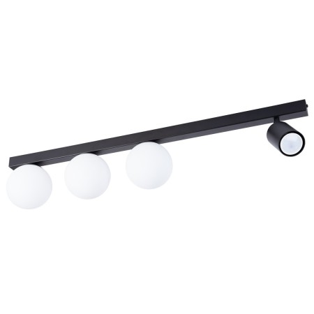 stylowa oprawa Sigma TAVIRA plafon 41261 kolor czarny 3XG9 12W LED- 1XGU10 10W LED