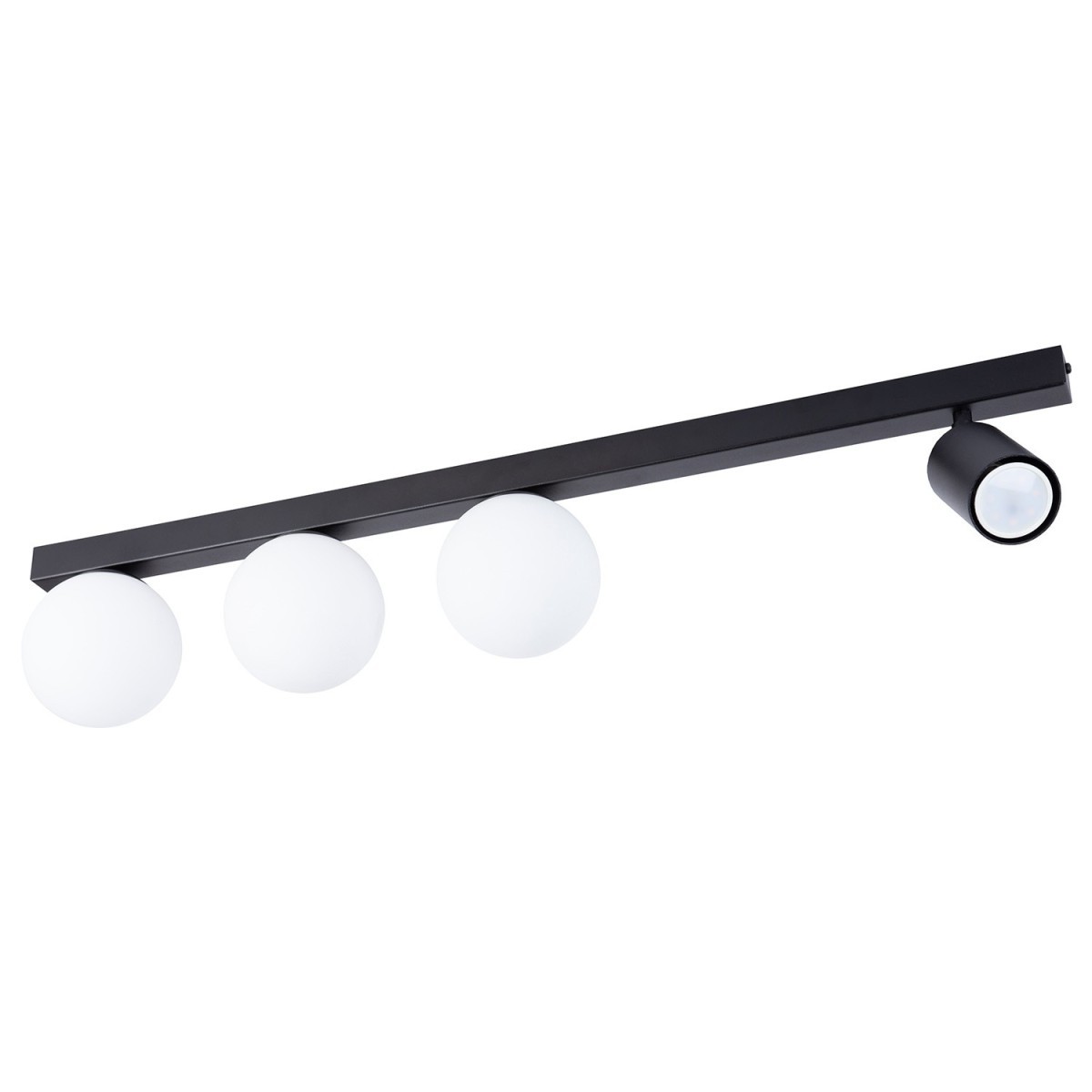 stylowa oprawa Sigma TAVIRA plafon 41261 kolor czarny 3XG9 12W LED- 1XGU10 10W LED