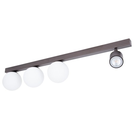 szykowna oprawa Sigma TAVIRA plafon 41268 kolor brąz 3XG9 12W LED- 1XGU10 10W LED