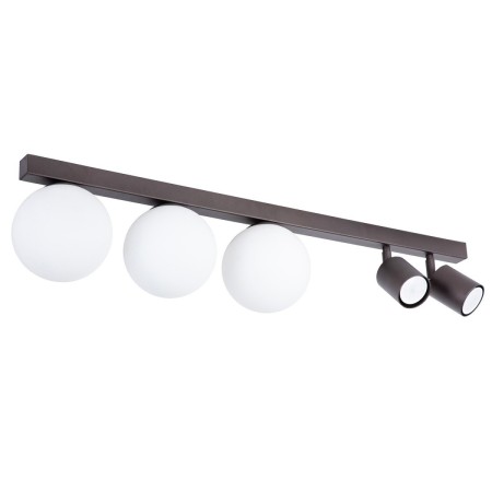 urokliwa oprawa Sigma TAVIRA plafon 41269 kolor brąz 3XG9 12W LED- 2XGU10 10W LED