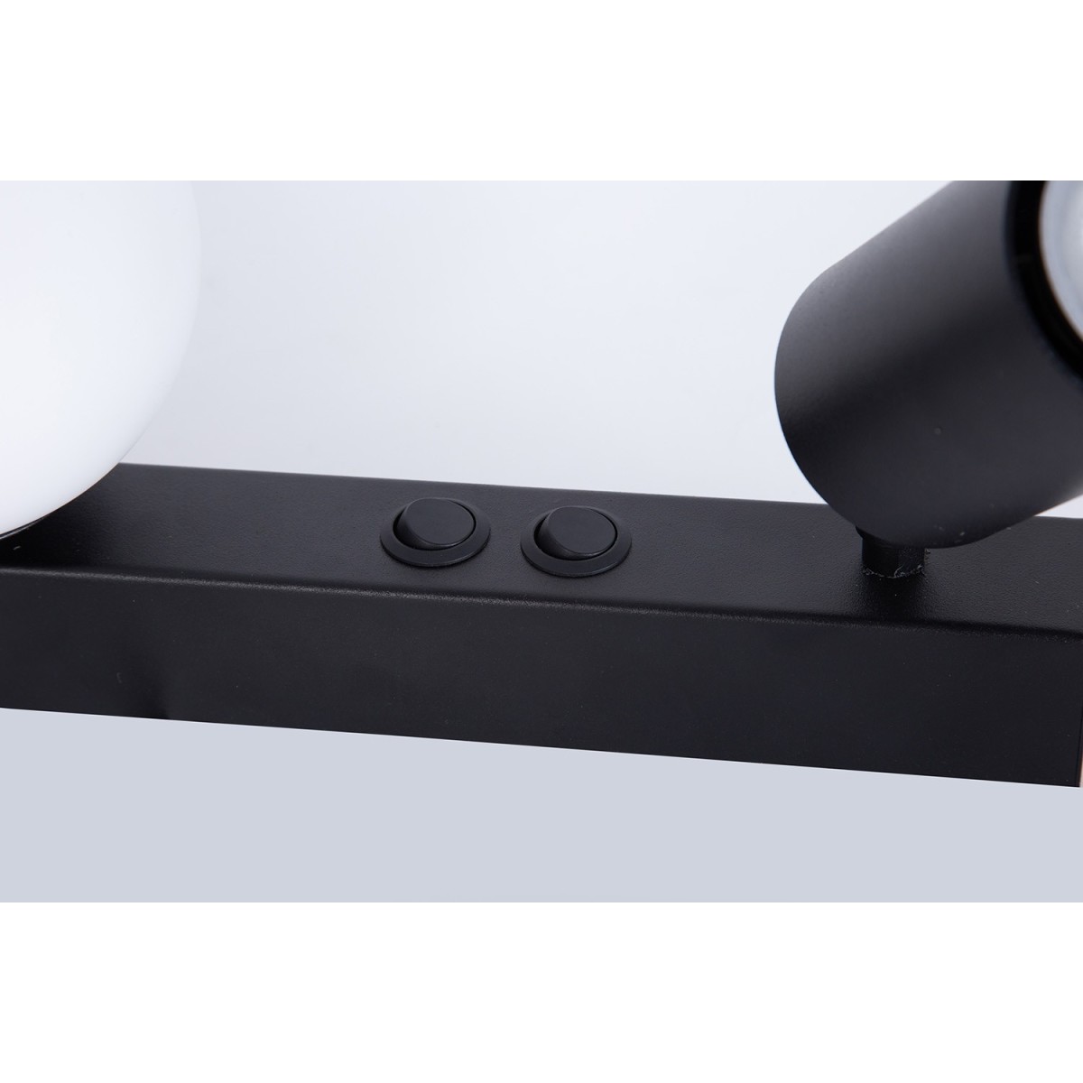 urzekająca oprawa Sigma TAVIRA kinkiet 41259 kolor czarny 1XG9 12W LED- 1XGU10 10W LED