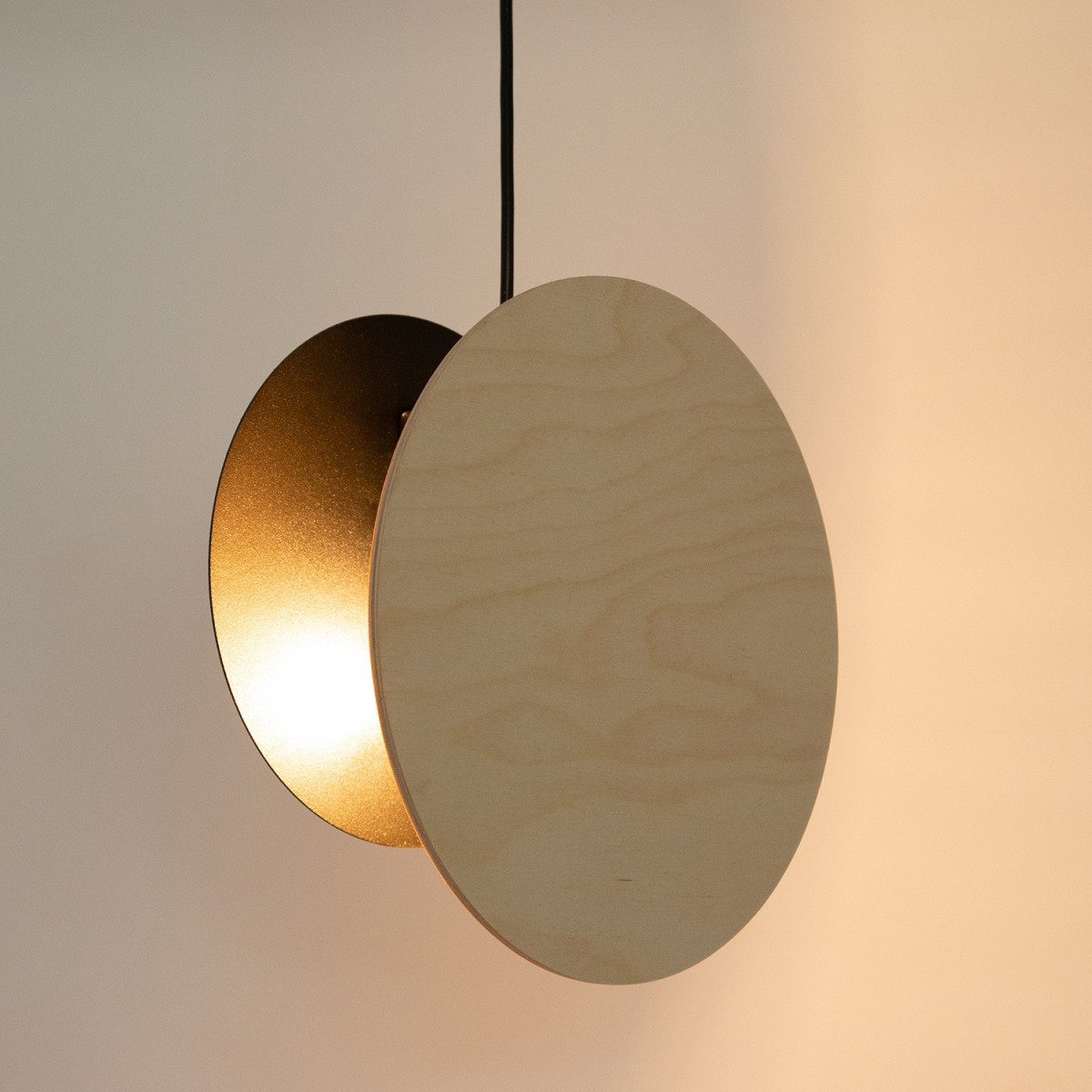 atrakcyjna oprawa Sigma TOLA lampa wisząca 40894 kolor czarny-brzoza 1xE27 15W Led