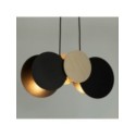 charakterystyczna oprawa Sigma TOLA lampa wisząca 40895 kolor czarny-brzoza 2xE27 15W Led