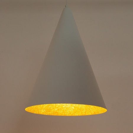 charakterystyczna oprawa Sigma VESUVIO lampa wisząca 41026 kolor biały-złoty 1 x E27 15W Led