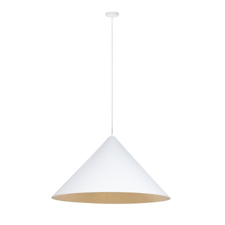 delikatna oprawa Sigma VESUVIO lampa wisząca 41027 kolor biały-złoty 1 x E27 15W Led
