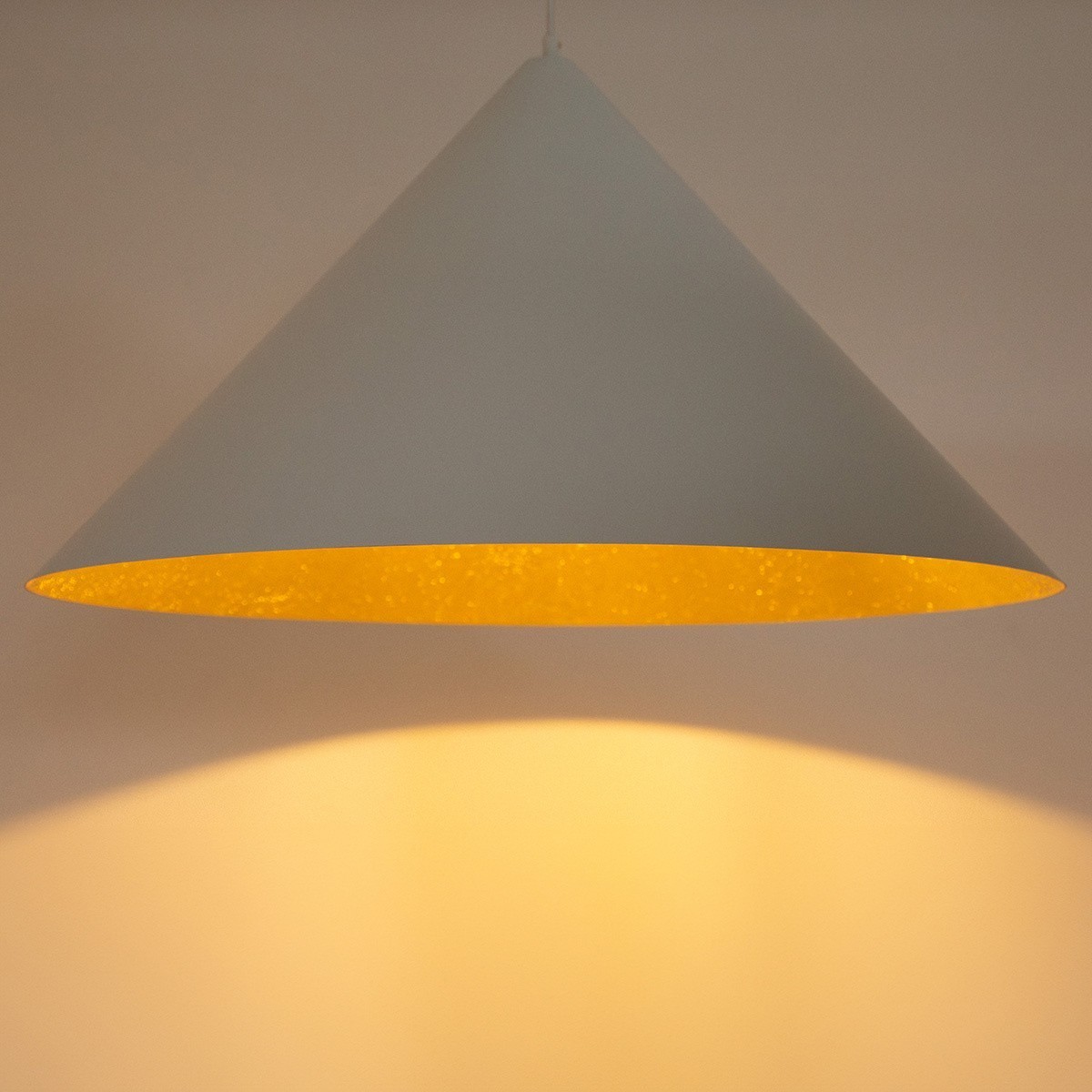 designerska oprawa Sigma VESUVIO lampa wisząca 41028 kolor biały-złoty 3 x E27 15W Led