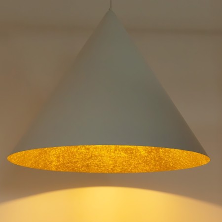 efektowna oprawa Sigma VESUVIO lampa wisząca 41030 kolor biały-złoty 3x E27 15W Led