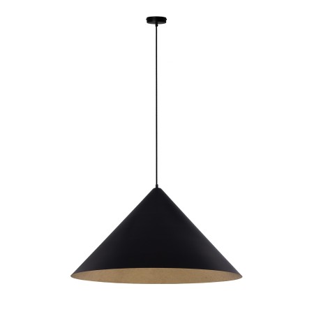 elegancka oprawa Sigma VESUVIO lampa wisząca 41037 kolor czarny-złoty 1 x E27 15W Led