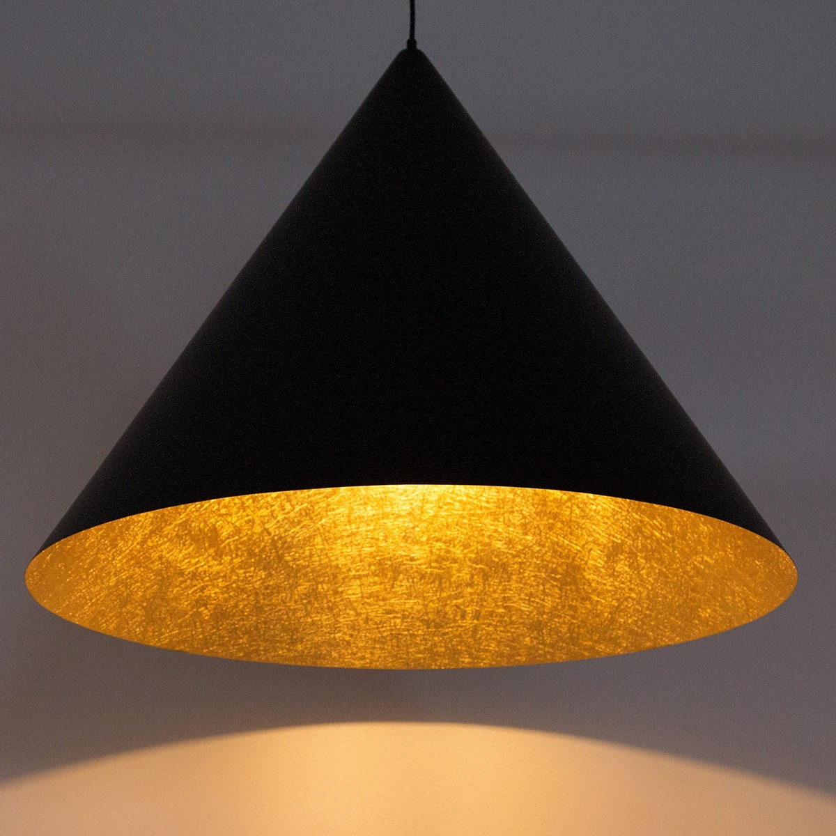 harmonijna oprawa Sigma VESUVIO lampa wisząca 41040 kolor czarny-złoty 3x E27 15W Led