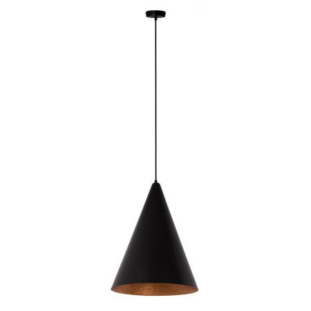 imponująca oprawa Sigma VESUVIO lampa wisząca 41041 kolor czarny-miedziany 1 x E27 15W Led