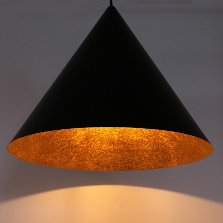 olśniewająca oprawa Sigma VESUVIO lampa wisząca 41045 kolor czarny-miedziany 3x E27 15W Led